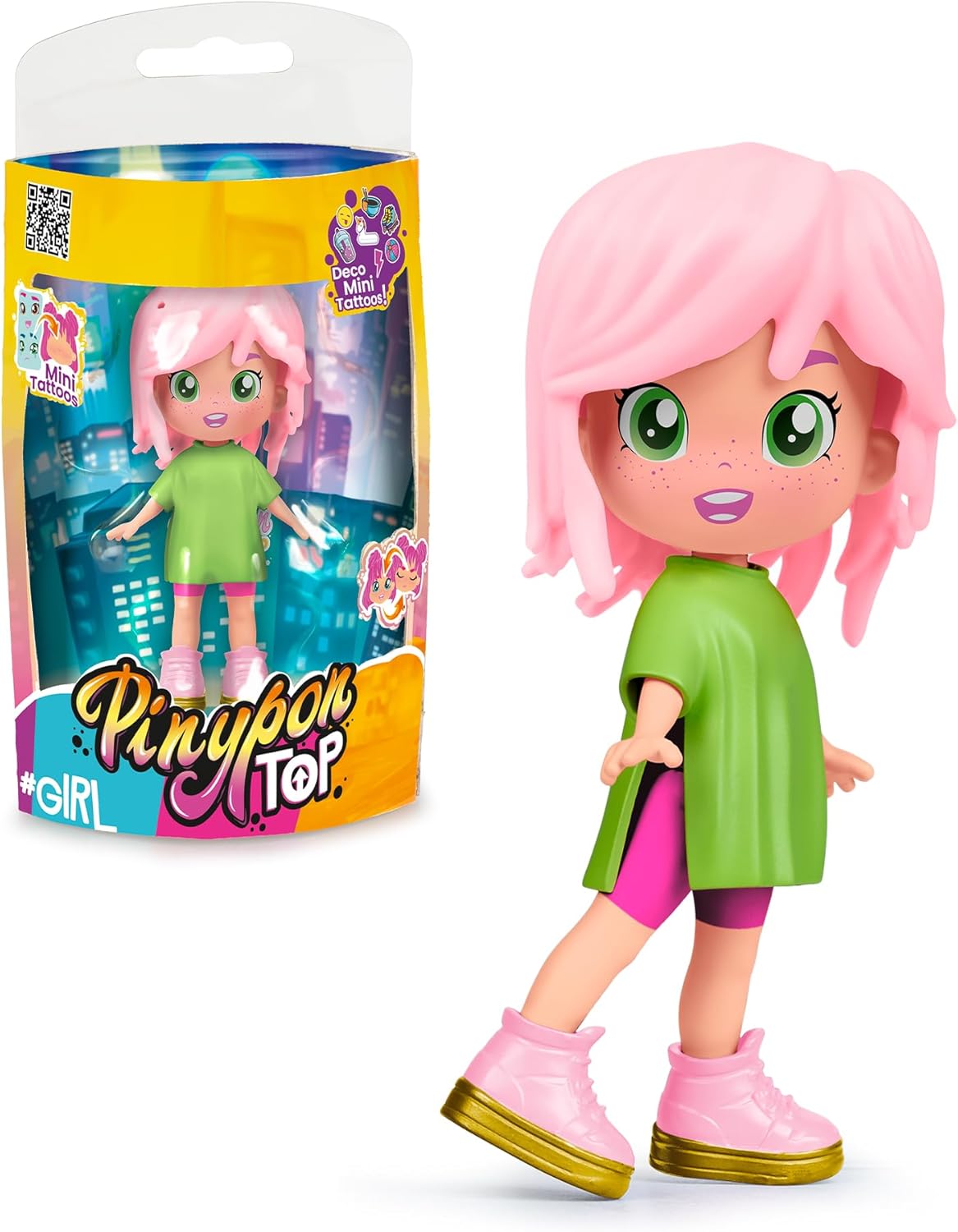 Pinypon Top #Girl - Chica rosa PNN00300